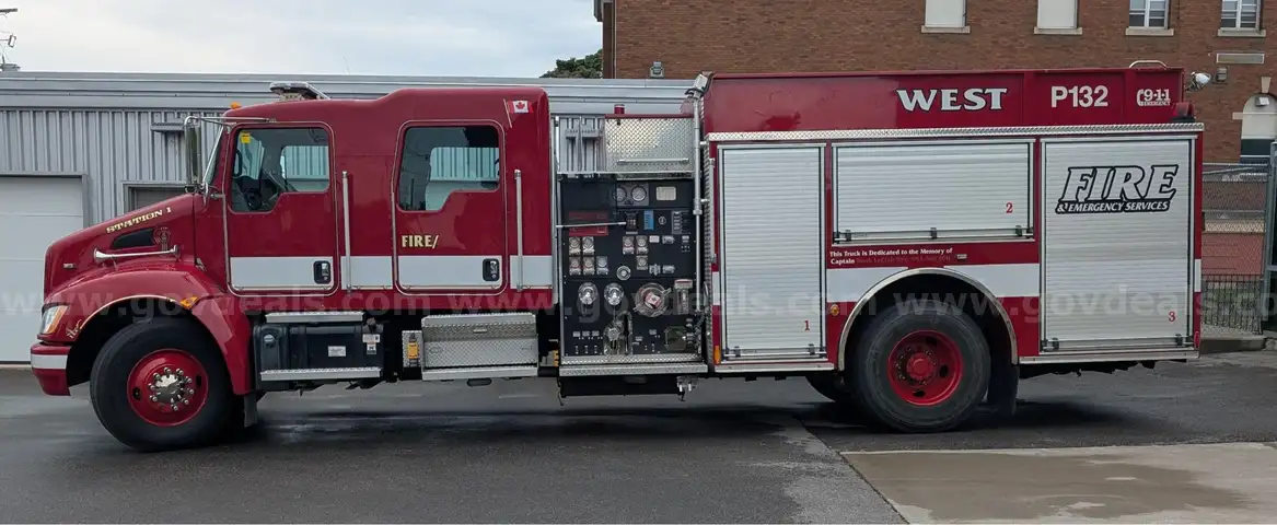 2012 Kenworth T370 Pierce Pumper Truck