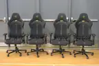 Group of Four Razer Enki Rz38-03720X Gaming Chairs