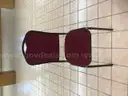 66 Maroon Colored Stacking Chairs