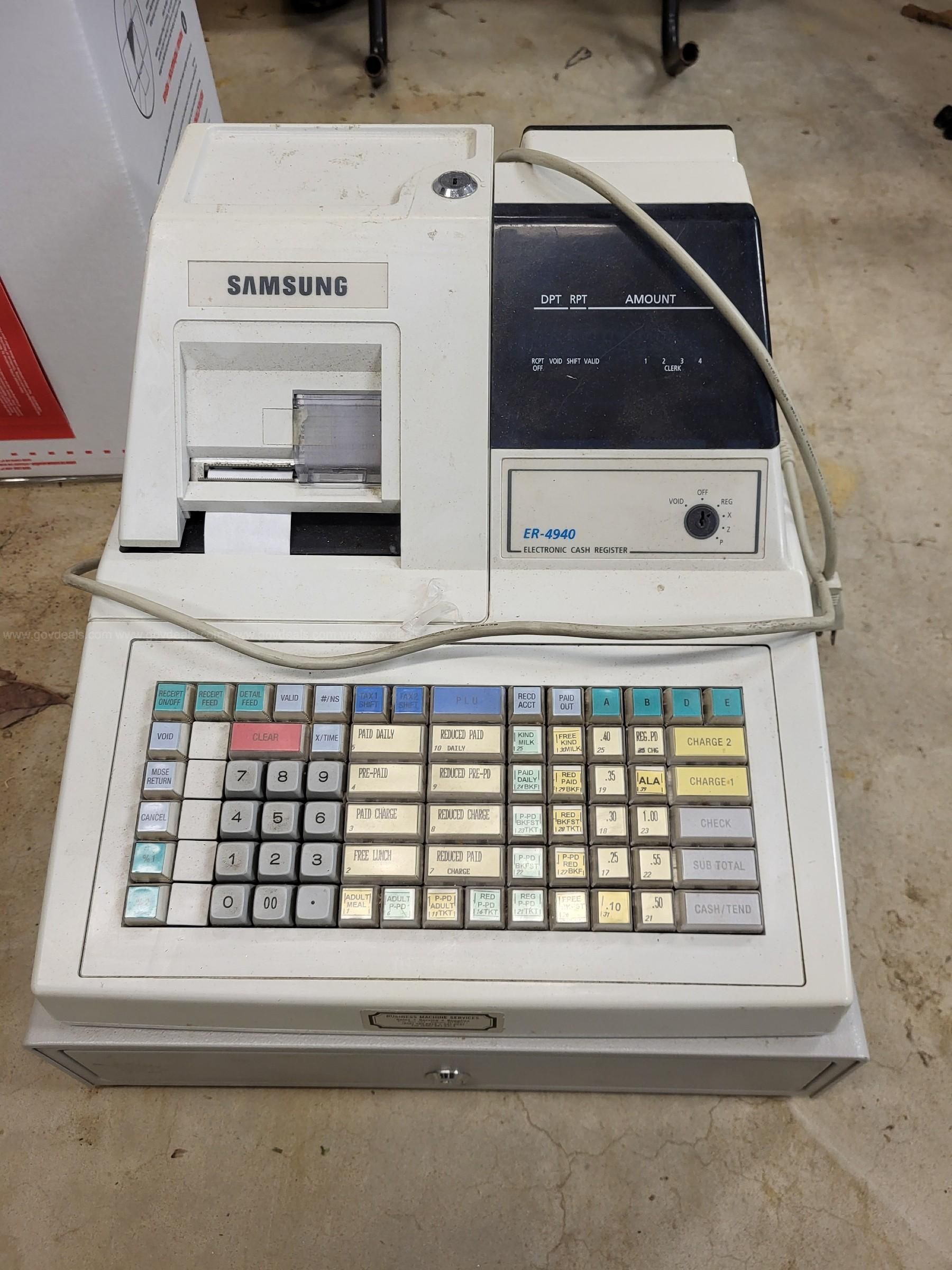 Samsung deals cash register