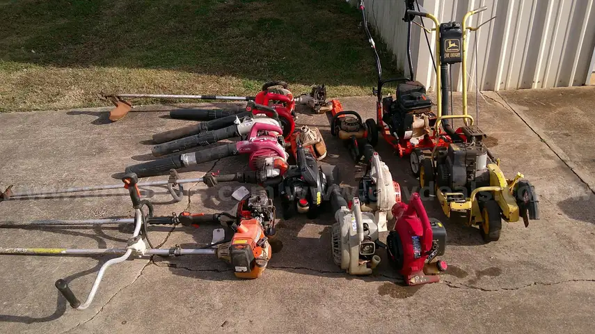 Misc Lot of edgers, blowers, weedeaters, and trimmers