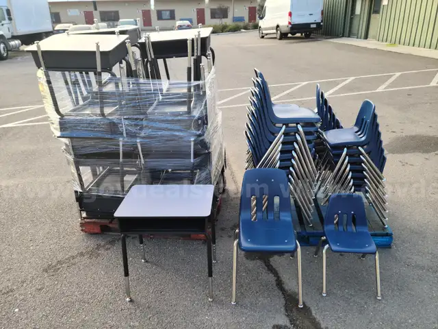 Box Desks and Chairs