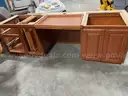 Custom Wood Office Desk (Approx. 10x6 ft)