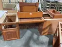 Custom Wood Office Desk (Approx. 10x6 ft)