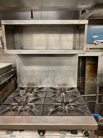 Gas Commercial Cooktop/Oven
