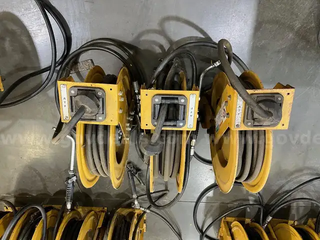 Asset ID #5352 –Three Automatic Transmission Fluid (ATF) hose reels previous. Unknown leaks were observed at the time of