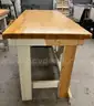 Butcher Block Table