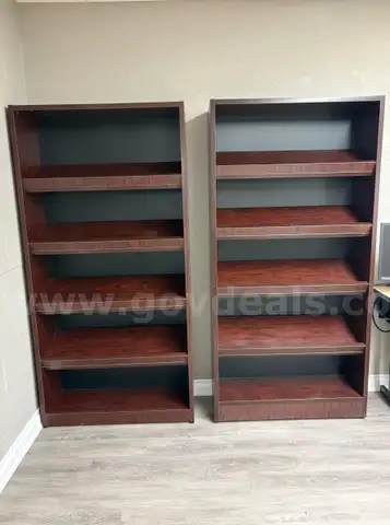 Two Display Shelves