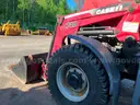 CASE MAXXUM PRO 110 AG. TRACTOR comes with many attachments.