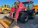 CASE MAXXUM PRO 110 AG. TRACTOR comes with many attachments.