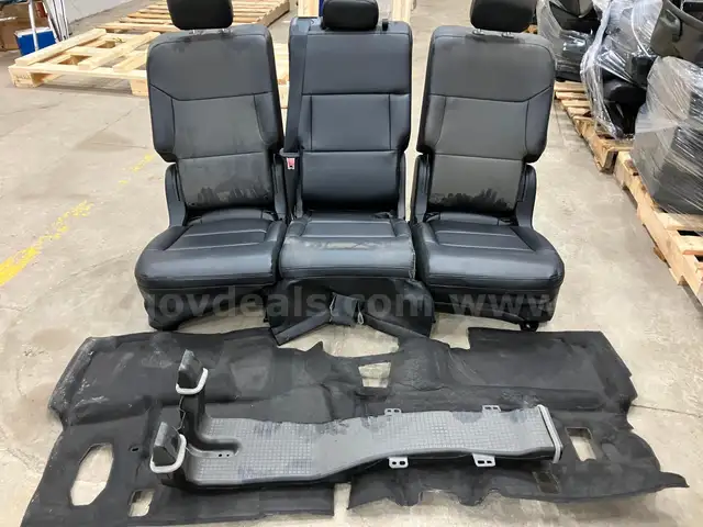 Rear leather seats from Ford Explorers-