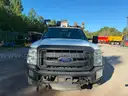 2012 FORD F550 CREW CAB W/ DUMP BODY, SPREADER AND PLOW 4X4