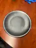Lot of Matte Black 8&#x22; and 11&#x22; plates with cart