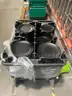 Lot of Matte Black 8&#x22; and 11&#x22; plates with cart