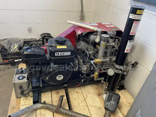Max Air 6000 psi high pressure breathing air compressor