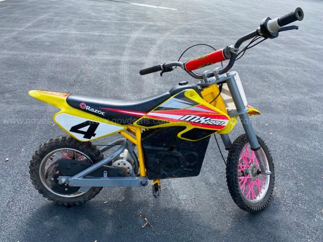 used razor dirt bike