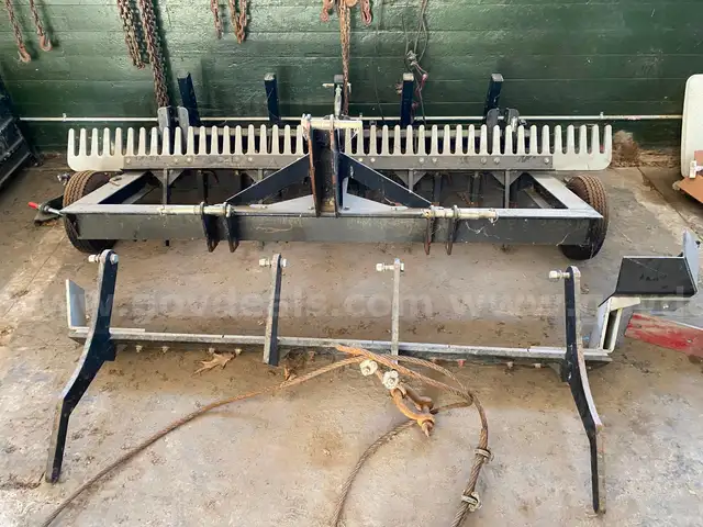 2010 ABI Attachments TR3 Scarifier Box Scraper Grading Rake
