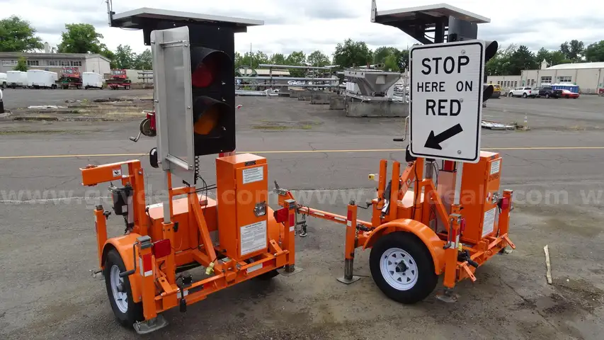 Lot of (2) Automated Flagger Assistance Devices (AFAD)