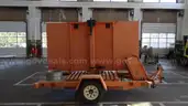 2004 Vermac P1210 3-line Solar Trailer Mounted Variable Message System