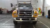 2008 Ford F-650 SD XL Ext Cab Flatbed Truck