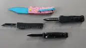 OTF &#x26; Switchblade Knife Lot &#x2013;  No Shipping - Automatics Knives &#x2013; Online -Sale Age 18+yr w/ID