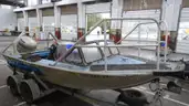 1977 Boice 115EL 18' Boat w/Outboard Motor and Dual Axle EZ Loader Trailer