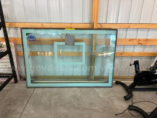 Set of 2 professional grade basketball backboards