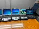 Lot of 8 Toughbooks with models CF-29, CF-30, CF-31, and CF-52.