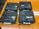 Lot of 8 Toughbooks with models CF-29, CF-30, CF-31, and CF-52.