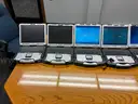 Lot of 8 Toughbooks with models CF-29, CF-30, CF-31, and CF-52.