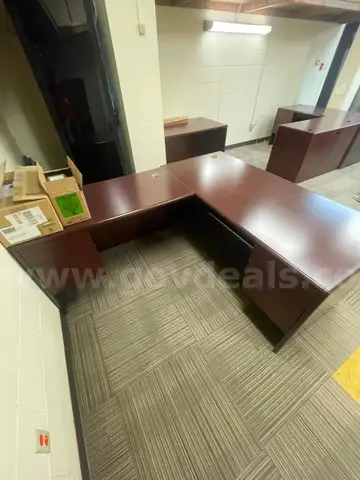 L-shaped desk