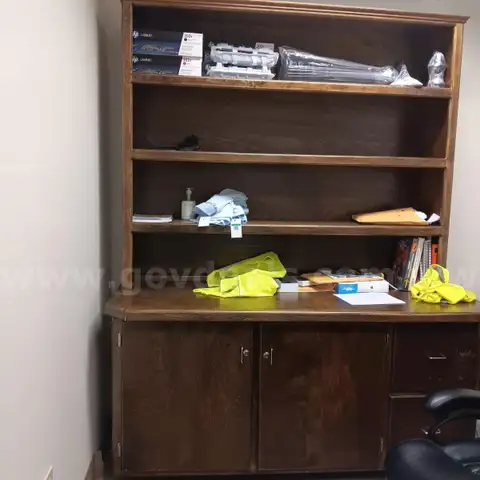 Wood Cabinets, Credenzas, Nightstand and Office Chairs