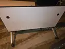 Side Folding White Work Tables