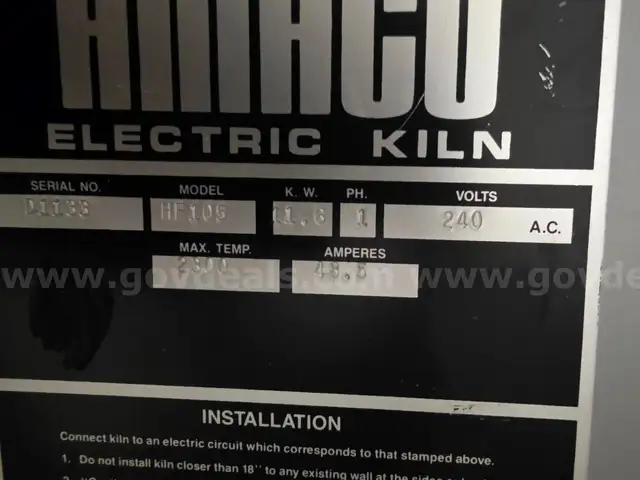 Amaco Electric Kiln