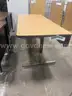 Three 6ft x 2 1/2ft Wood Laminate Student Tables/Desks
