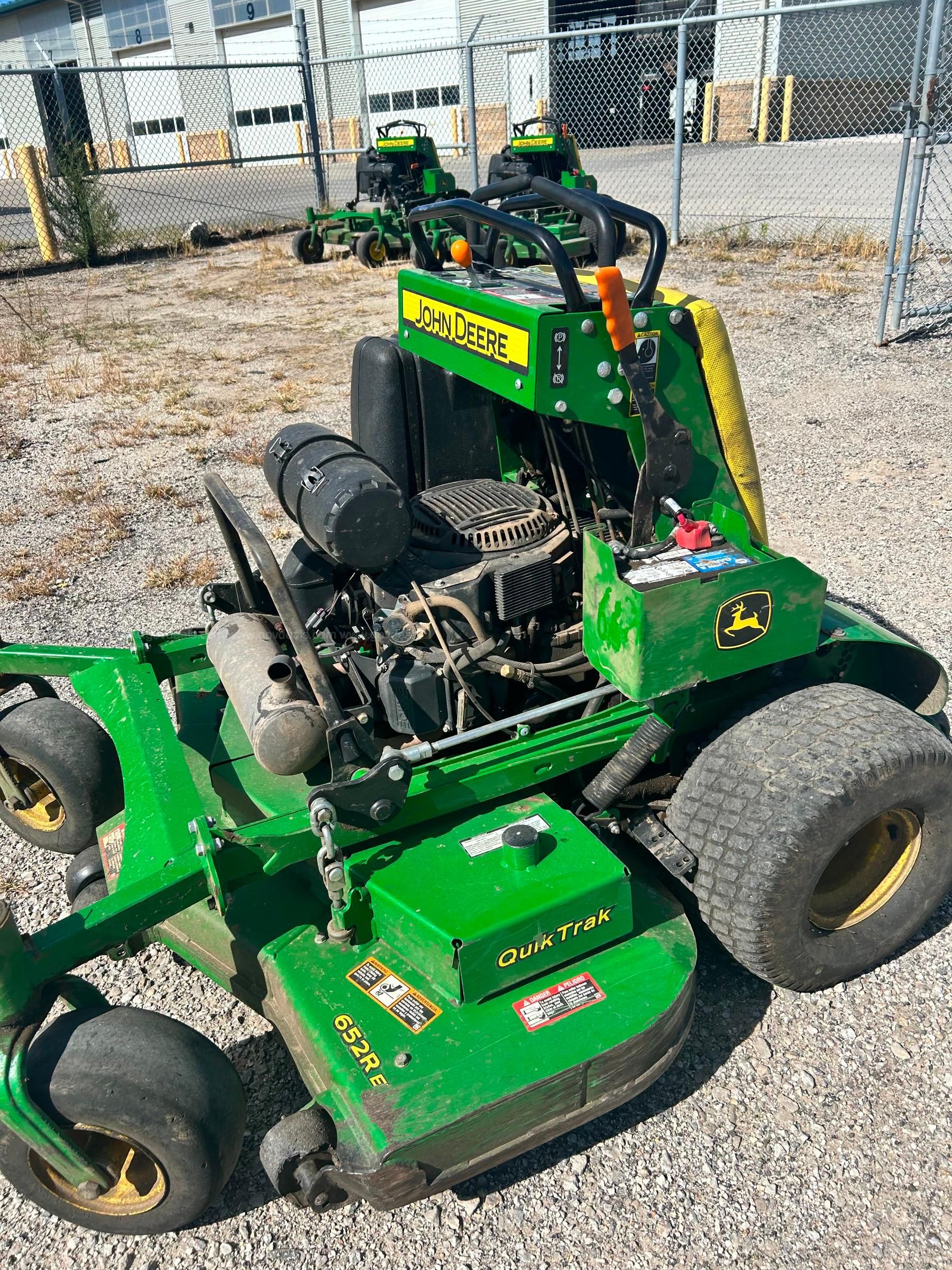 Stand up discount john deere mower