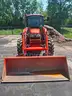 KUBOTA TRACTOR WITH FRONT END LOADER