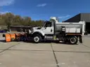 2015 International 7300 SFA 4x2 Single Axle Dump Truck with Snow Removal Equipment