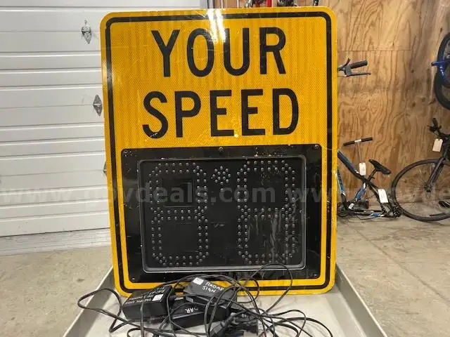 3 Radar Speed Signs