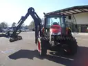 2021 Kubota M5-091 Tractor with Terrain King KB21 Boom Mower