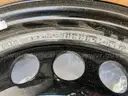 18&#x22; police black steel wheels