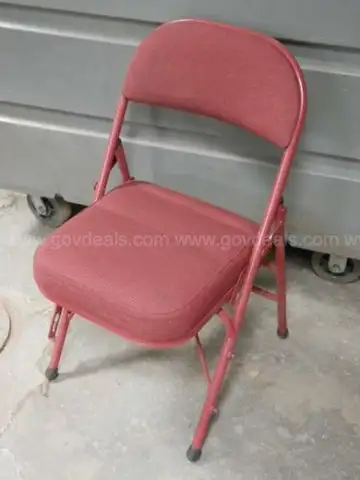 Used metal on sale folding chairs