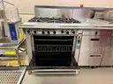 Garland Commercial 6 Burner Gas Range with Deep Fryer