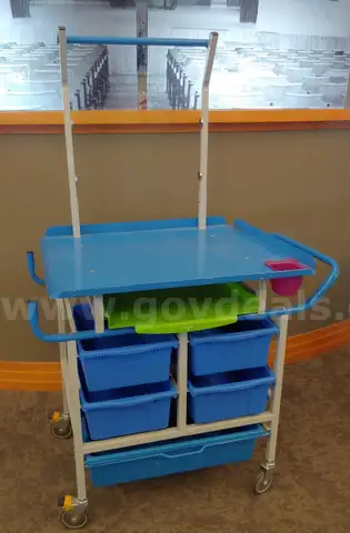 Two (2) 3D Printer Carts