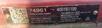 Toro Zero-Turn Model 74961