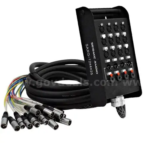 Channel 25' snake cable (XLR & TRS)