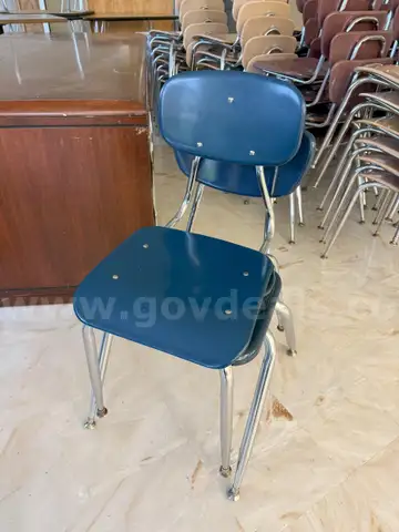 Lot of 34 Student chairs (stackable)