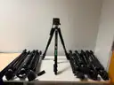 Lot of Manfrotto Tripods (most with tilt heads)