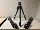 Lot of Manfrotto Tripods (most with tilt heads)
