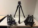 Lot of Manfrotto Tripods (most with tilt heads)